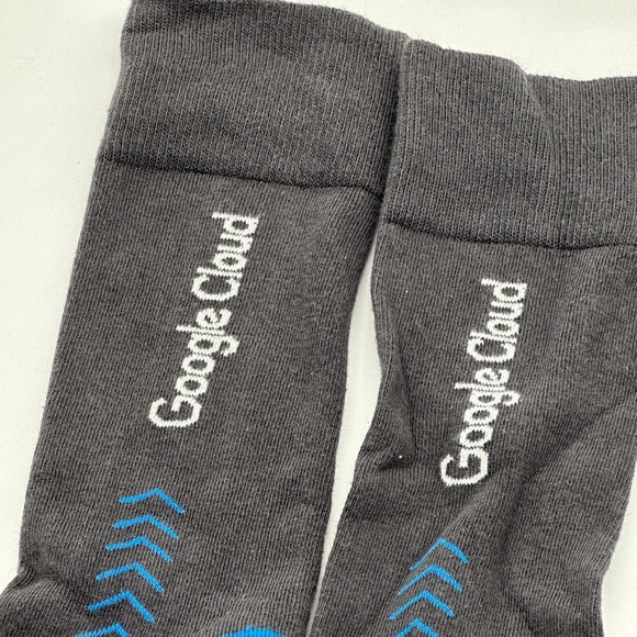 Unisex Google Cloud Grey Socks - Picture 2 of 3